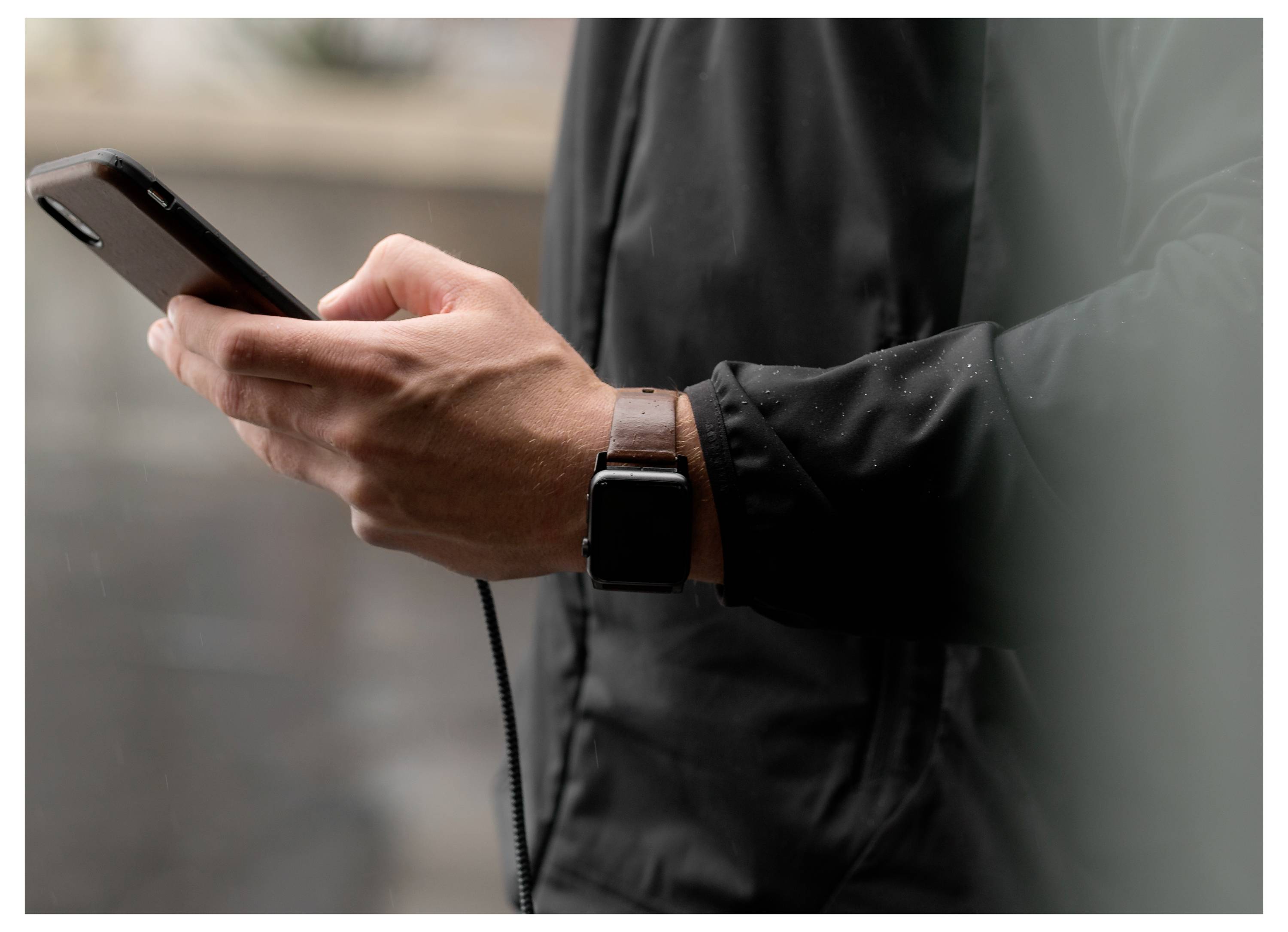 Nomad Modern Lthr. Brown Connect. Armbandsfäste Brun-29