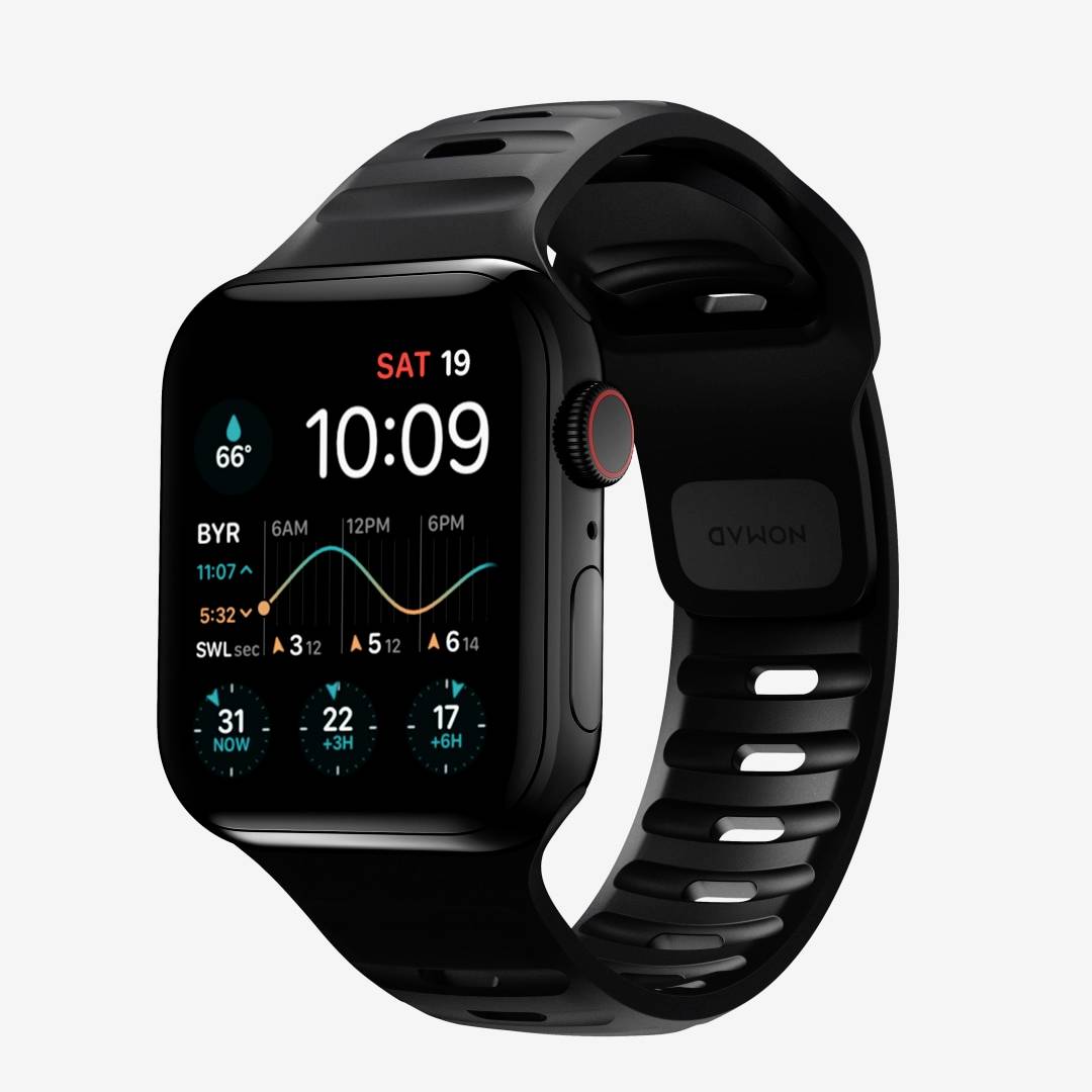 Nomad Sport Band 42/44/45/49mm Black Armbandsfäste Svart-0