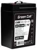 Blybatteri Green Cell GC-AGM6V4-5AH-J Bly AGM 4.5 Ah 6 V 1 st