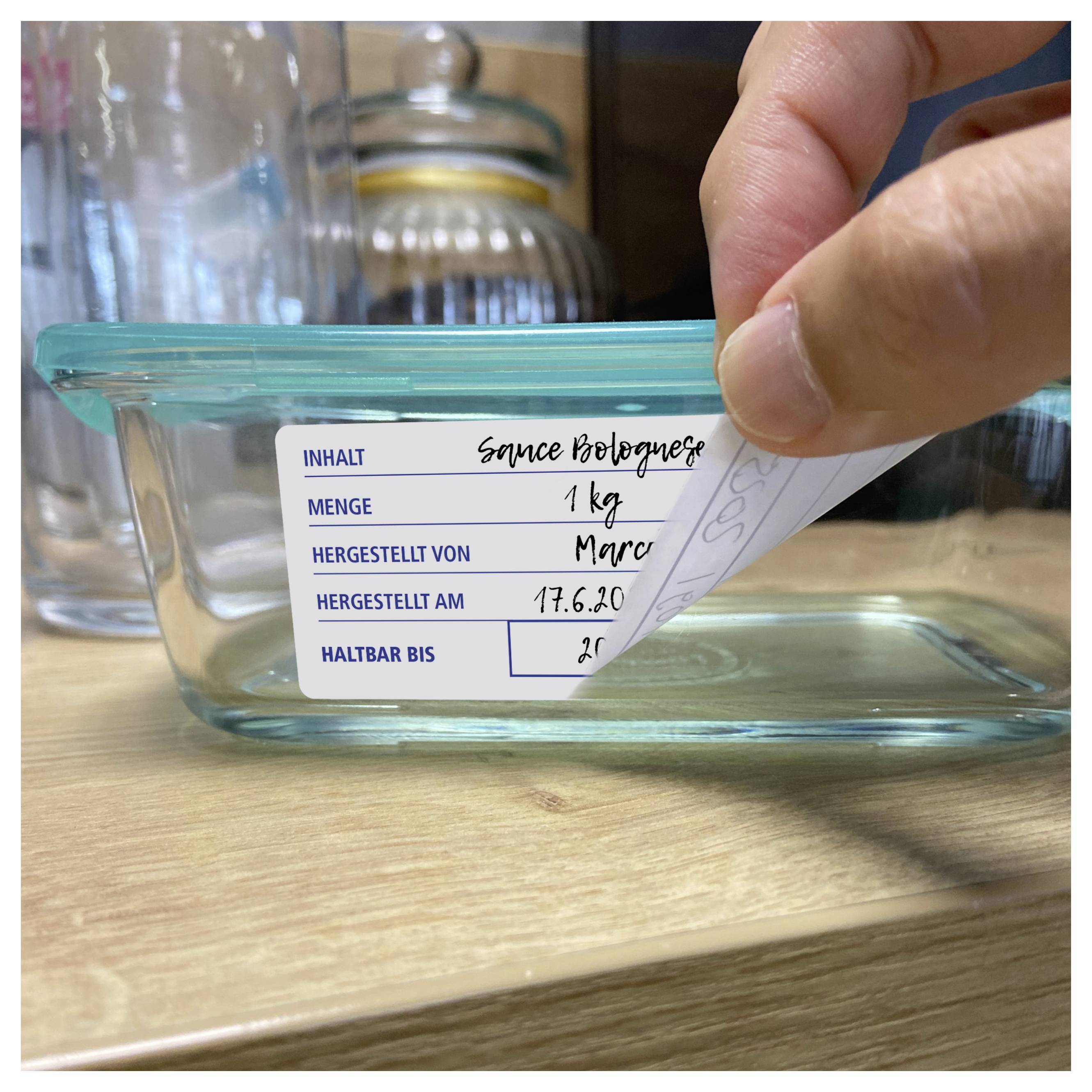 Avery-Zweckform ETIHACCP.DE Multifunktionella etiketter 98 x 40 mm Papper Vit 1 st Repositionerbart Färglaserskrivare-2