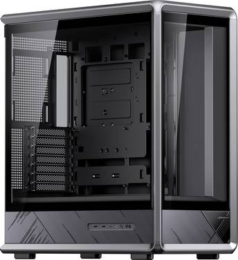 Jonsbo D401 Midi-Tower Datorchassi  Svart Sidofönster