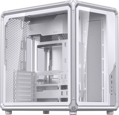 Jonsbo X400 Midi-Tower Datorchassi Vit Sidofönster