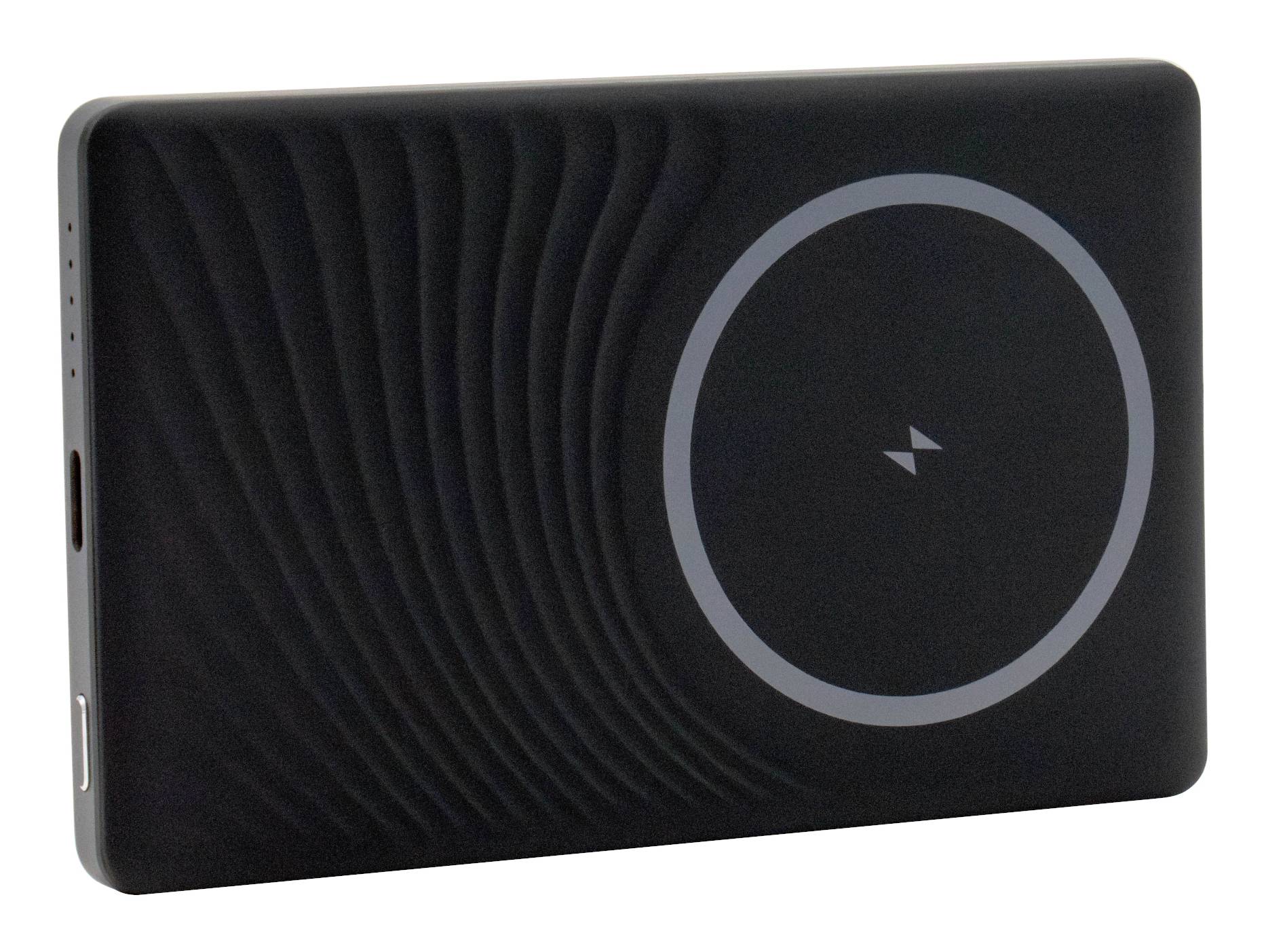 RealPower Powerbank 5.000 mAh Power Delivery, Qi Wireless Charging, MagSafe USB-C® kontakt (Power Delivery) Titan-0