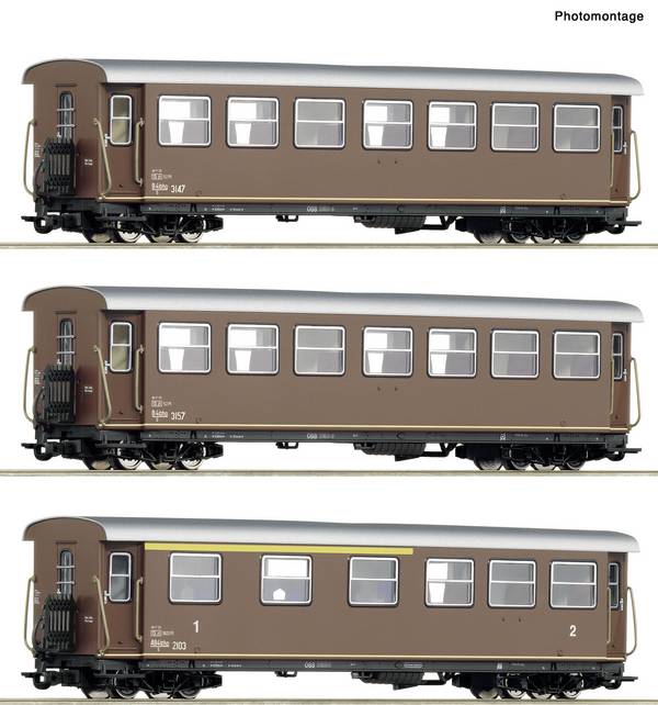 Personvagn H0e Roco 6240007  DC 1 st