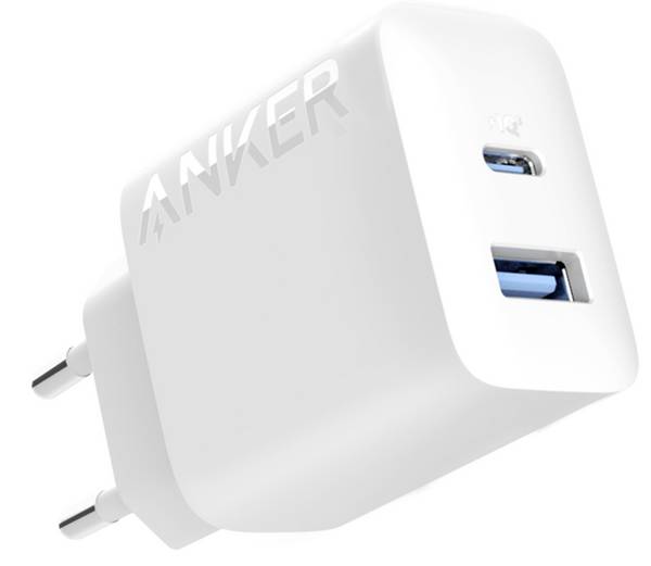 Anker ANKER 312 Charger 20W 1A1C white Laddningsadapter 20 W  Fast Charge Vit Inomhus