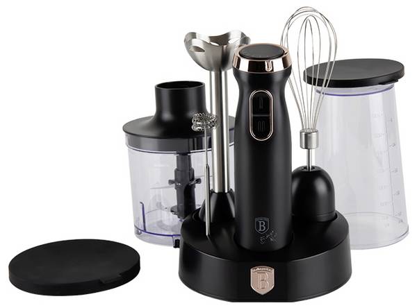 BerlingerHaus BH9561 Stavmixer 800 W Svart, Rosa