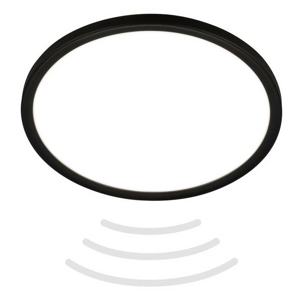 Briloner 7525415 MOVE Takbelysning med rörelsedetektor LED LED  18 W Svart