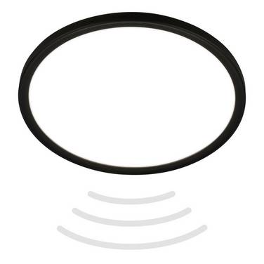 Briloner 7525415 MOVE Takbelysning med rörelsedetektor LED LED  18 W Svart