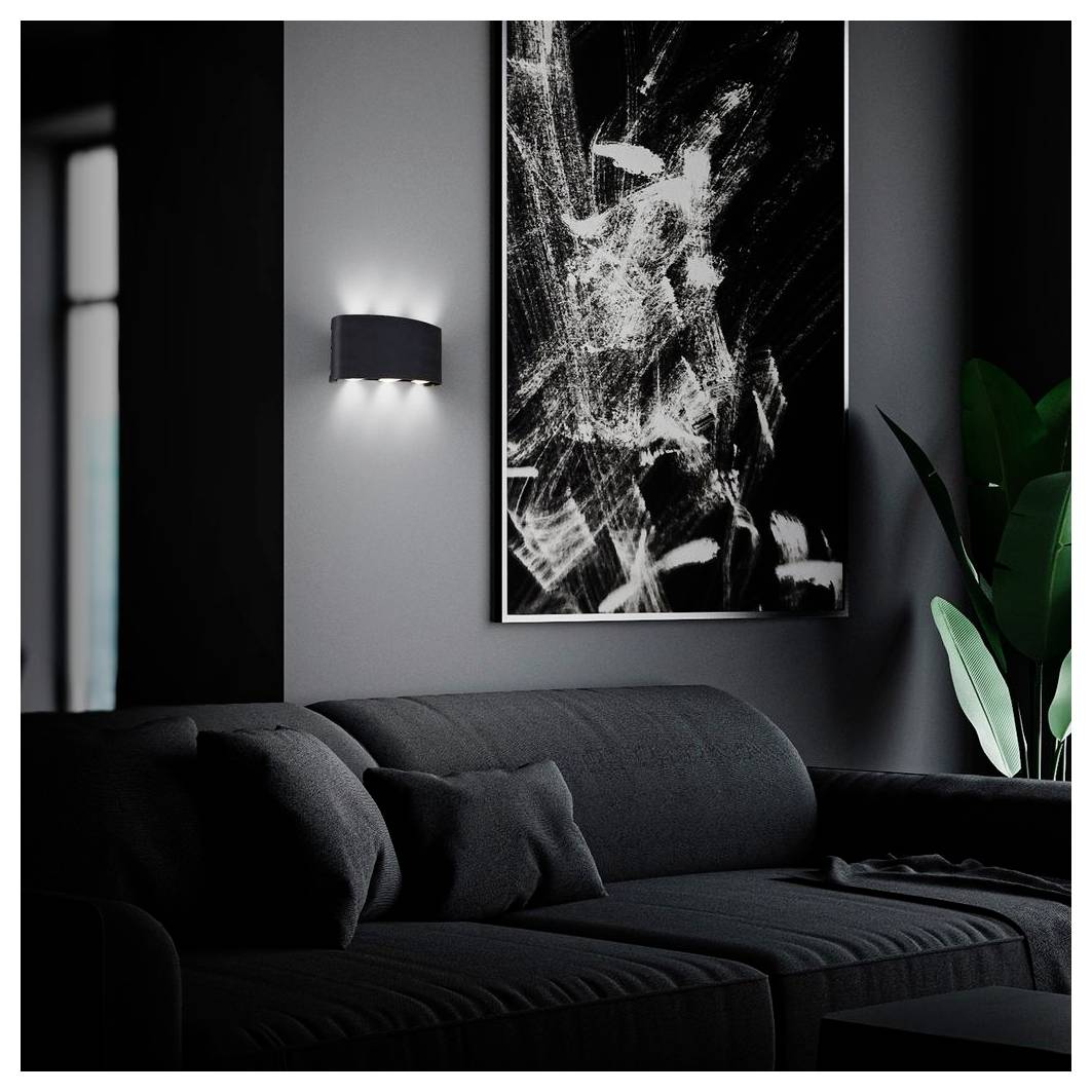 Briloner WILL 3989015 Utomhusväggbelysning LED 6.5 W LED Svart-7