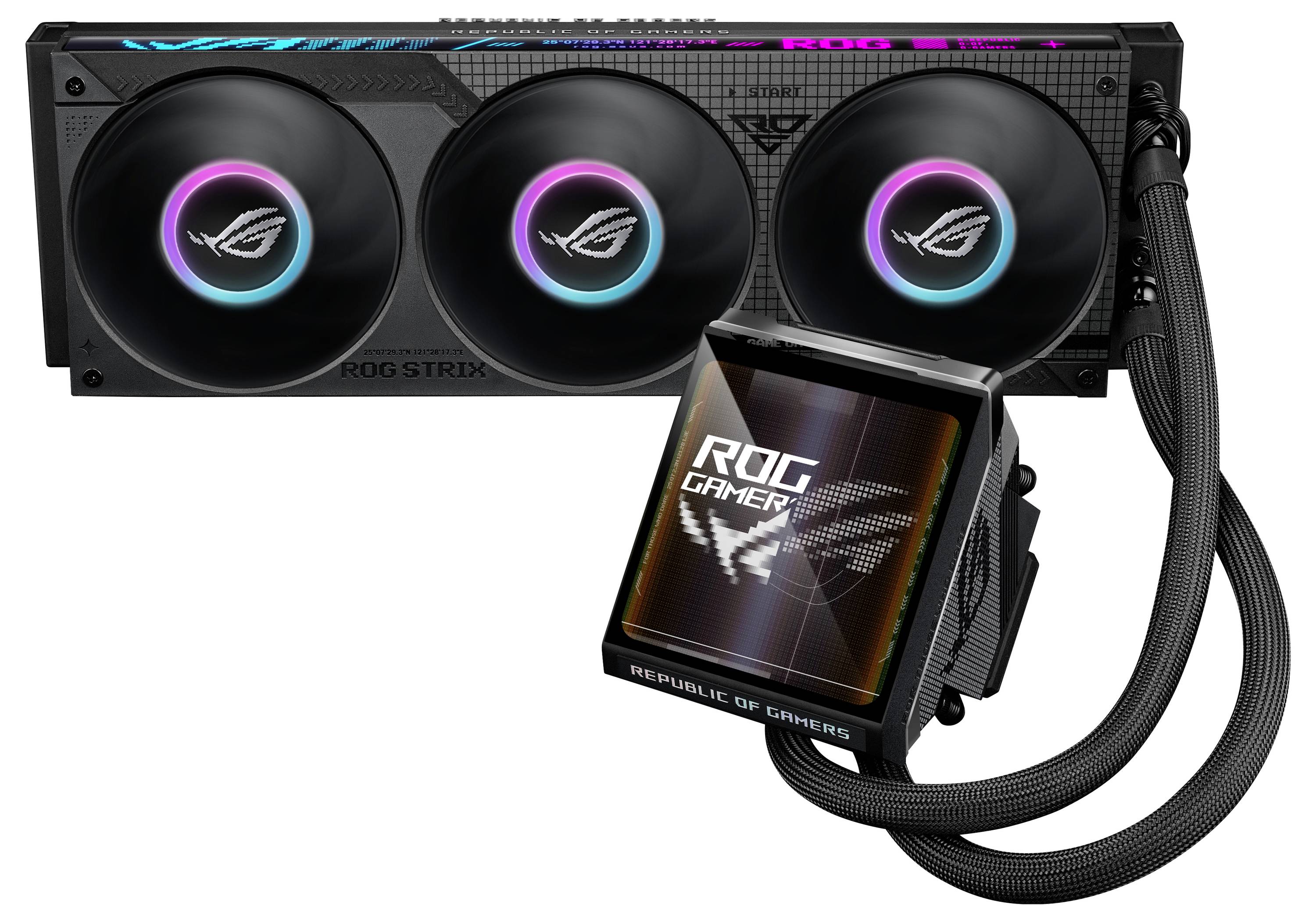 Asus ROG Strix LC IV 360 ARGB LCD Vattenkylningsset-3