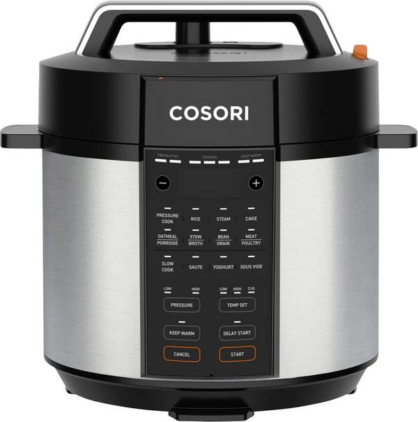 Cosori Pressure Cooker Multikokare 1100 W Silver, Svart