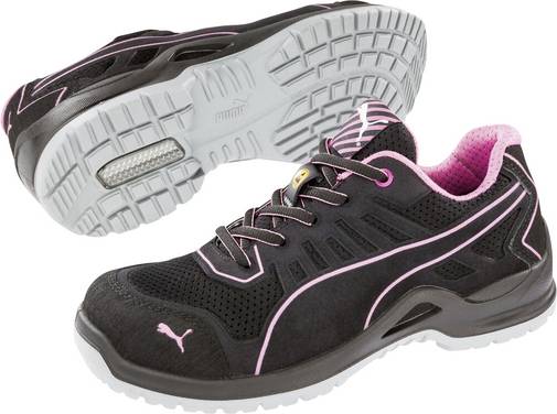 PUMA FUSE TC PINK LOW WNS S1PS ESD FO SR 644110234000035  Säkerhetsskor S1PS Skostorlek (EU): 35 Svart, Rosa 1 par