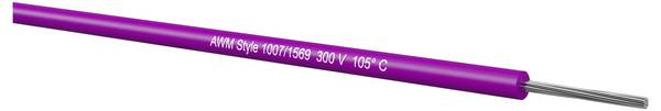 Kabeltronik 092247011 Kopplingstråd 1 x 0.22 mm² Violett 500 m