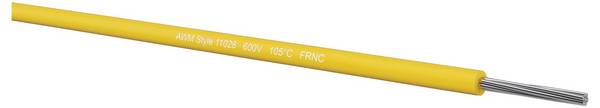 Kabeltronik 090260704 Kopplingstråd UL 11028 1 x 0.14 mm² Gul 250 m