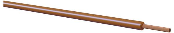 Kabeltronik 160125002 Kopplingstråd LiFY 1 x 2.5 mm² Brun 100 m