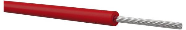 Kabeltronik 060110008 Kopplingstråd LiYv 1 x 1 mm² Röd 100 m