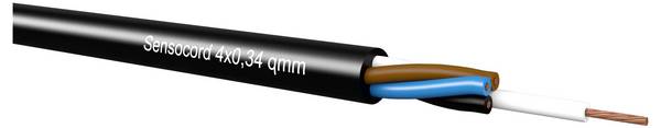 Kabeltronik 245301409 Sensorkabel Sensocord® 3 x 0.14 mm² Svart 100 m