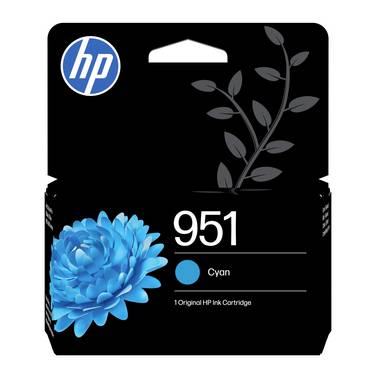 HP Bläck 951 Original Single Cyan CN050AE