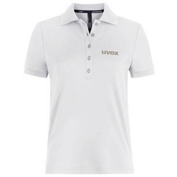 uvex 7071509 Polotröja Storlek=S     Vit