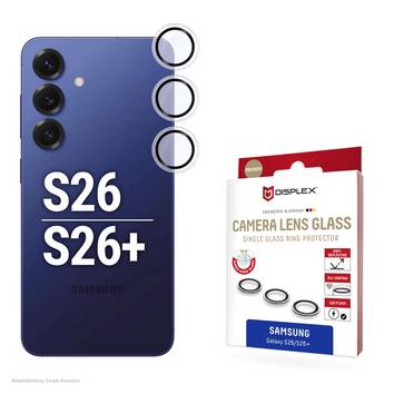 DISPLEX CamGlass Single Lens Kameraskyddsglas Samsung Galaxy S26, Galaxy S26 1 st Anti-fingeravtryck 02244