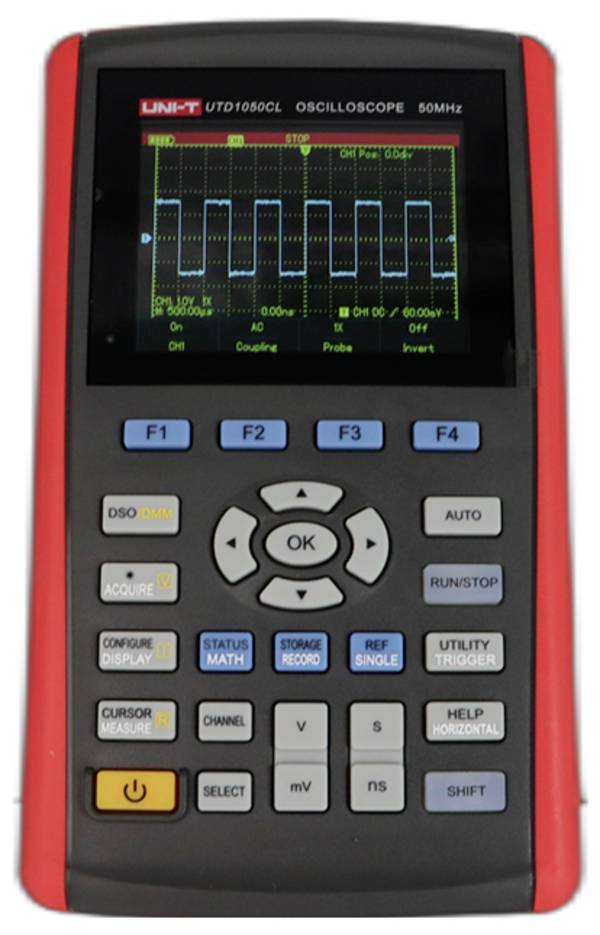 Uni-T UTD1025CL Digitalt oscilloskop  25 MHz  200 MSa/s 12 kpts 8 Bit Multimeter-funktion 1 st