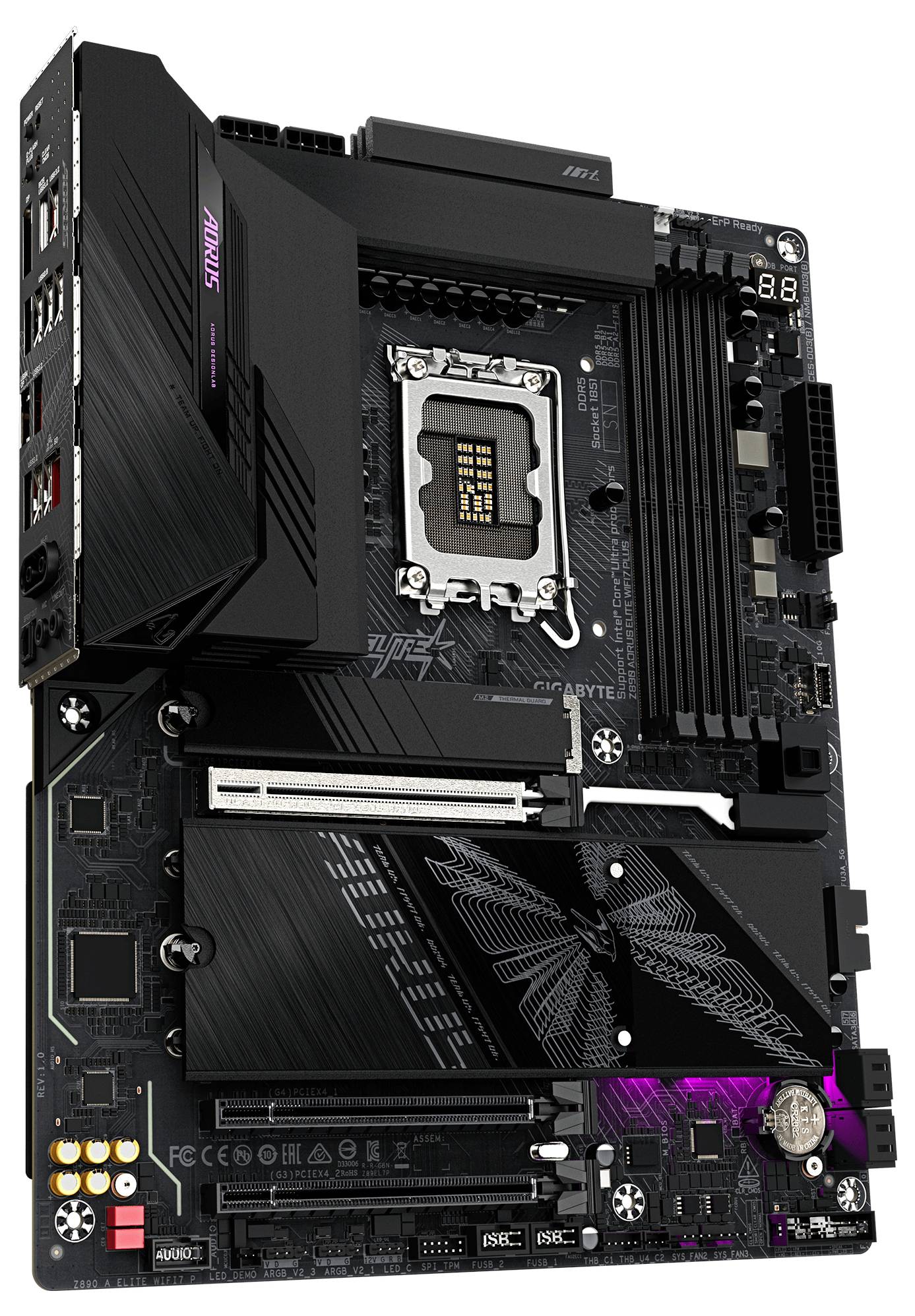 Gigabyte Z890 A ELITE WIFI7 P LGA1851 Moderkort Formfaktor ATX-2