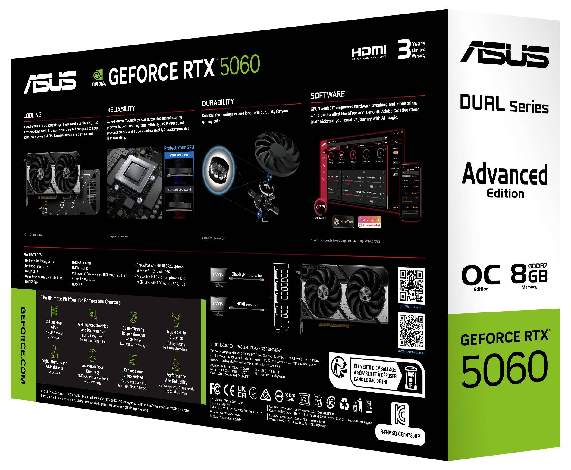 Asus Grafikkort GeForce RTX 5060 8 GB-5