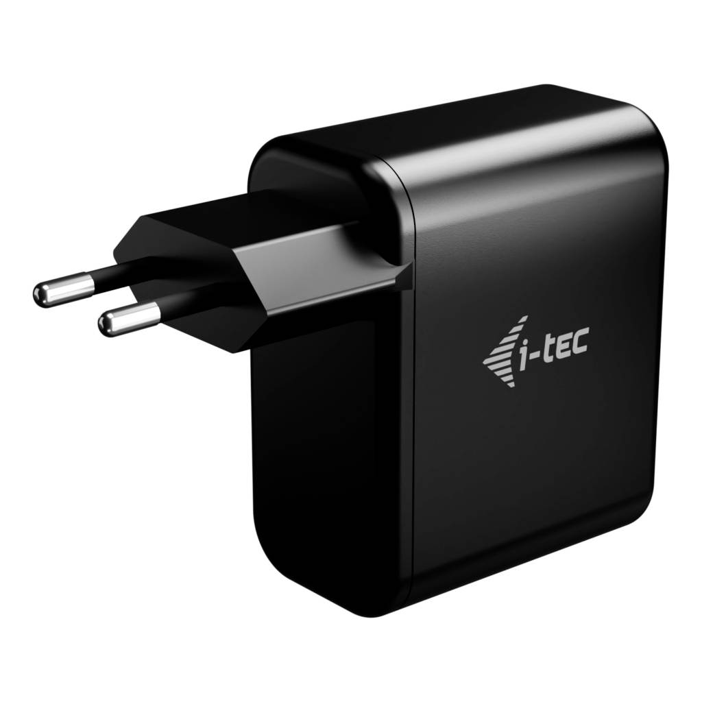 i-tec 100W USB-C GaN Charger Laddningsadapter 100 W Svart-0