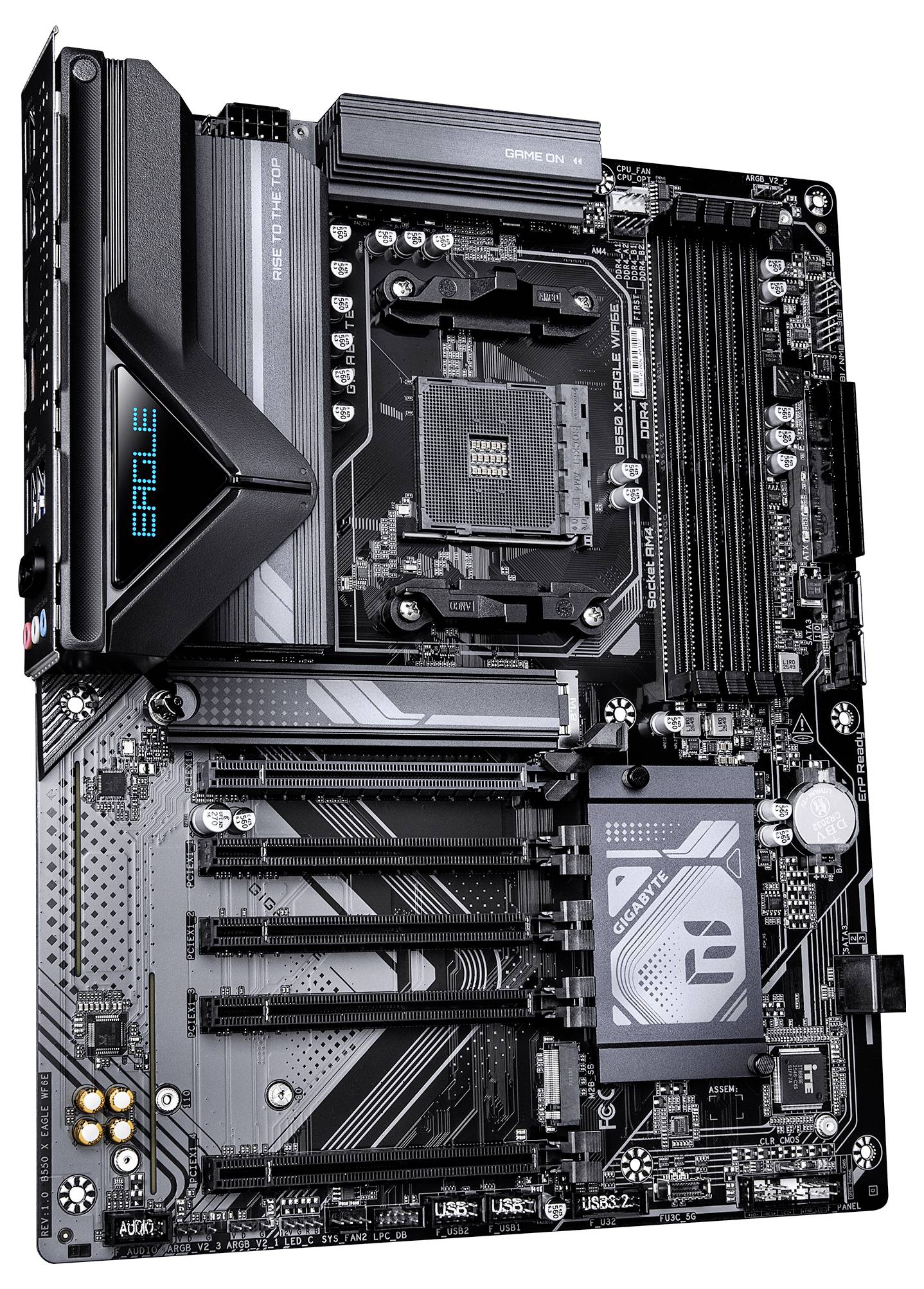 Gigabyte B550 X EAGLE WIFI6E AM4 4xDDR4 Moderkort Formfaktor ATX-2