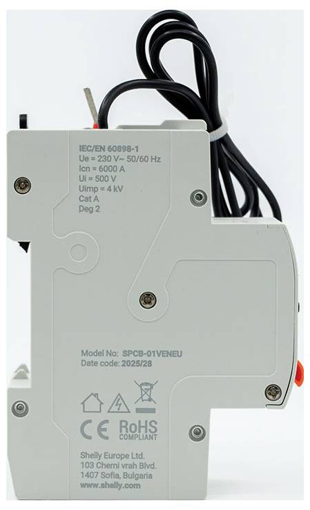 Shelly SHELLY PRO 1CB C32 Shelly Pro 1CB C32 Elektronisk säkringsautomat 32 A-3