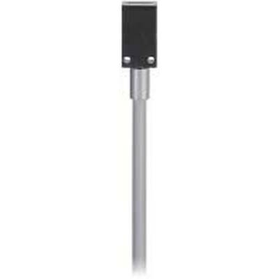 Närbild av ett svart-och-silver cylindriskt verktyg eller sensor med en smal metallaxel som sträcker sig nedåt.