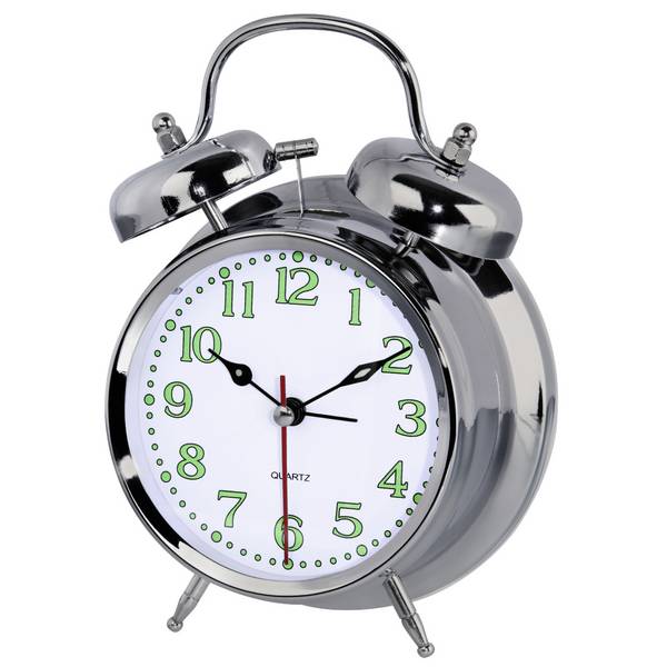 Hama  00186326    Väckarklocka  Silver      Stämningsljus, 1 timertid