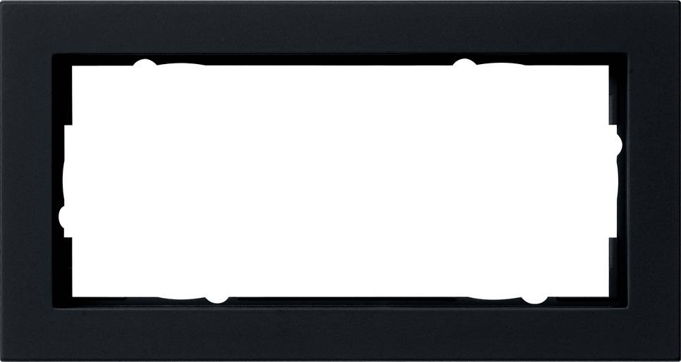 Tom vit rektangulär panel eller skärm centrerad på en mörk ram, utan synligt text- eller bildinnehål.