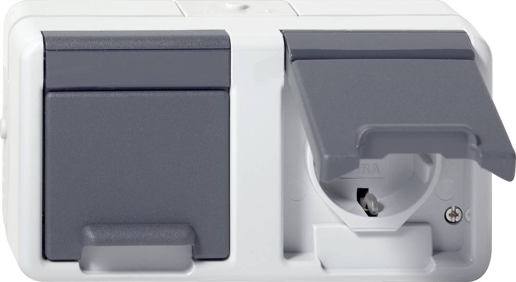 GIRA Eluttag Grå 478130 1 st-0