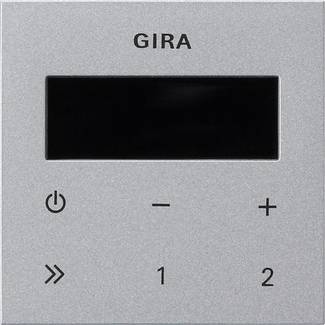 GIRA Kontrollpanel Aluminium 248026 1 st