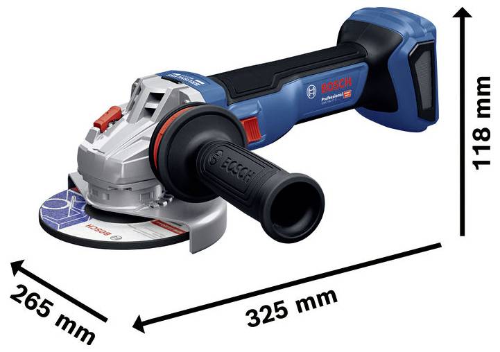 Bosch Professional GWS 18V-11 S 06019N4005 Vinkelslip batteridriven 18 V 5.0 Ah-2
