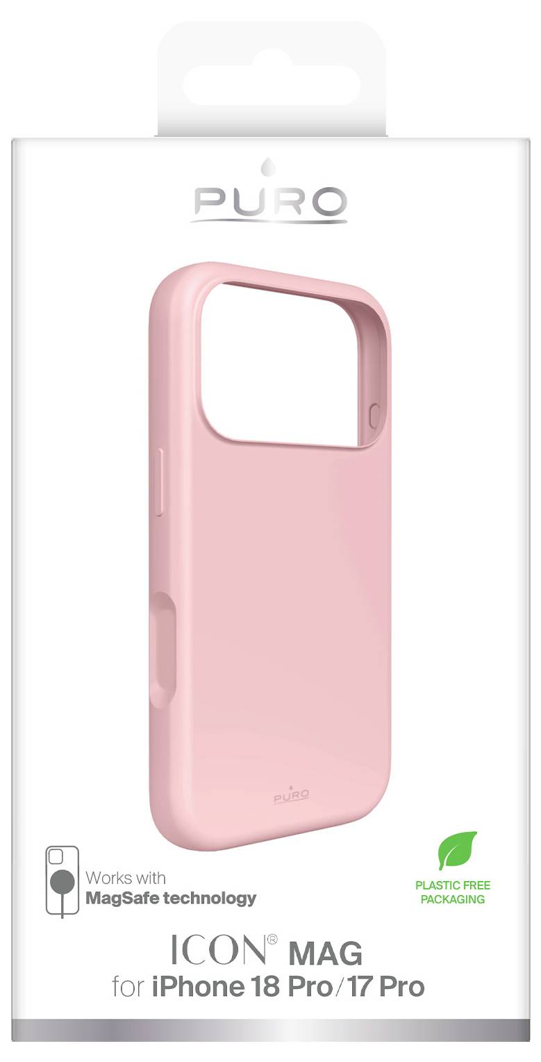 sbs mobile ICON MAG Backcover Apple iPhone 18 Pro, iPhone 17 Pro Rosa PUIPC18P63ICONMPINK-1