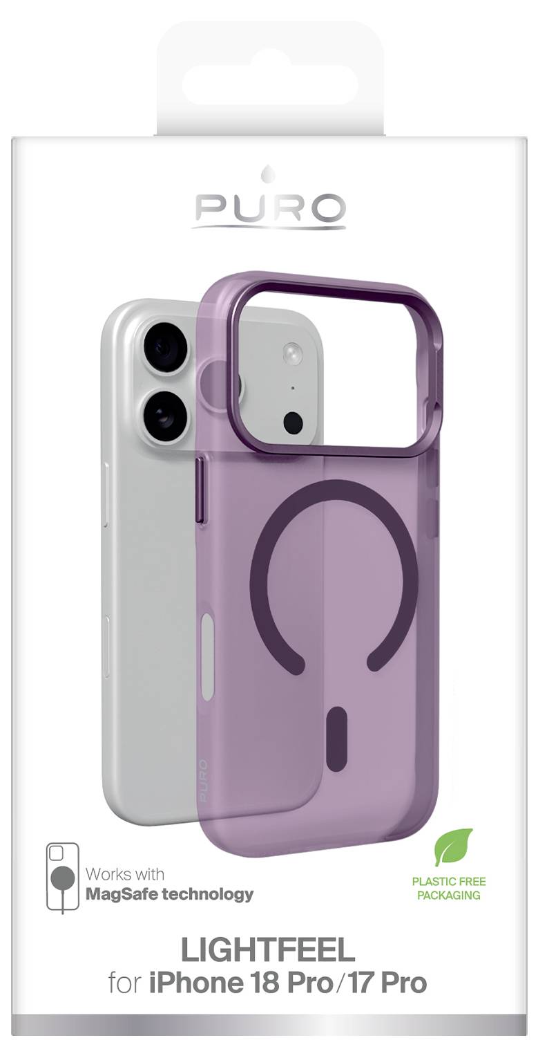 sbs mobile Lightfeel Backcover Apple iPhone 18 Pro, iPhone 17 Pro Körsbär/röd PUIPC18P63HAZEMBDX-1