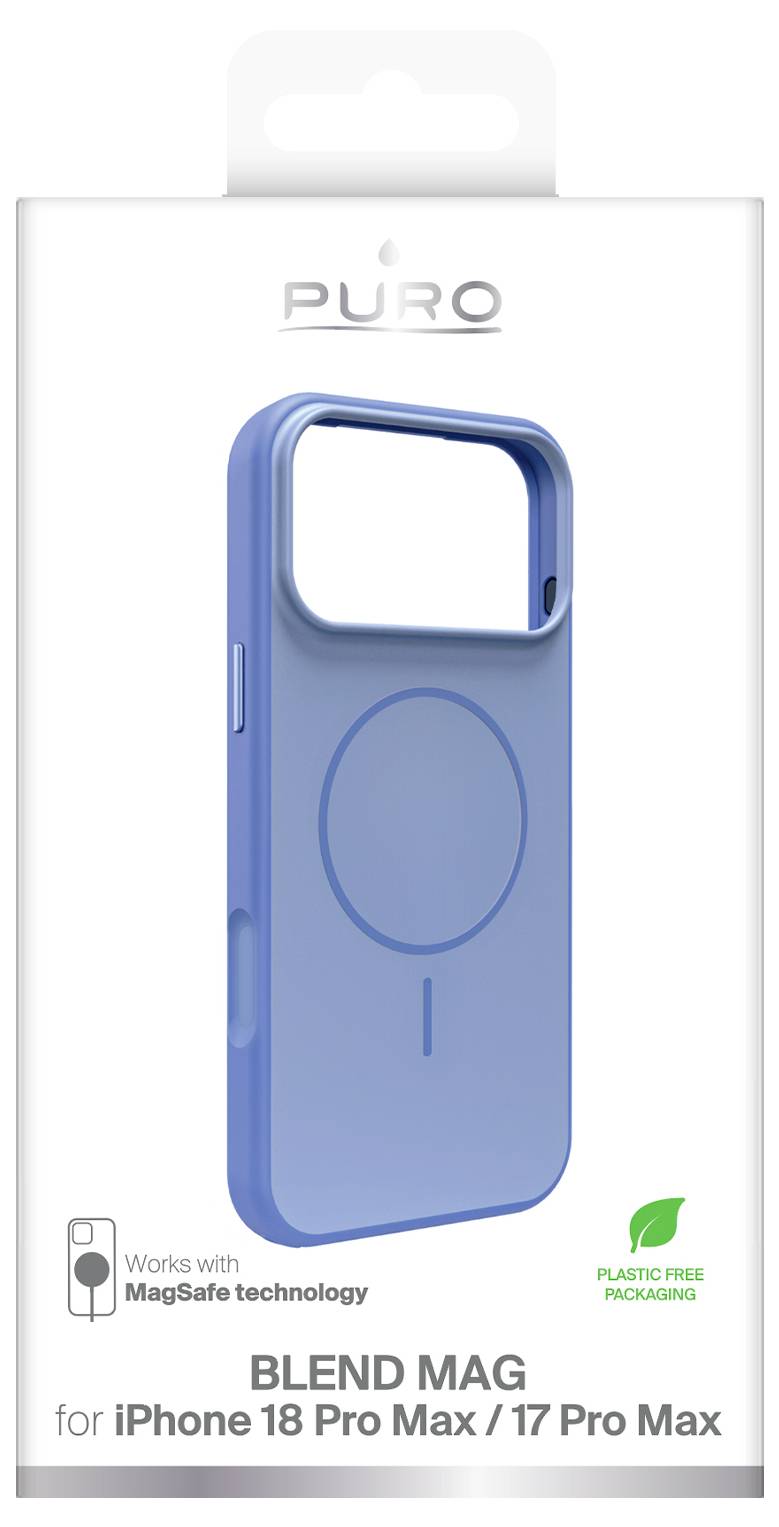 sbs mobile Blend Mag Backcover Apple iPhone 18 Pro Max, iPhone 17 Pro Max Blå PUIPC18P69BICOMAZZ-1