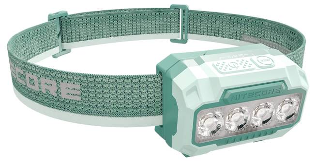 NiteCore HA23 UHE LED Pannlampa batteri, Uppladdningsbara batteri 600 lm 125 h NC-HA23UHE-GN-0