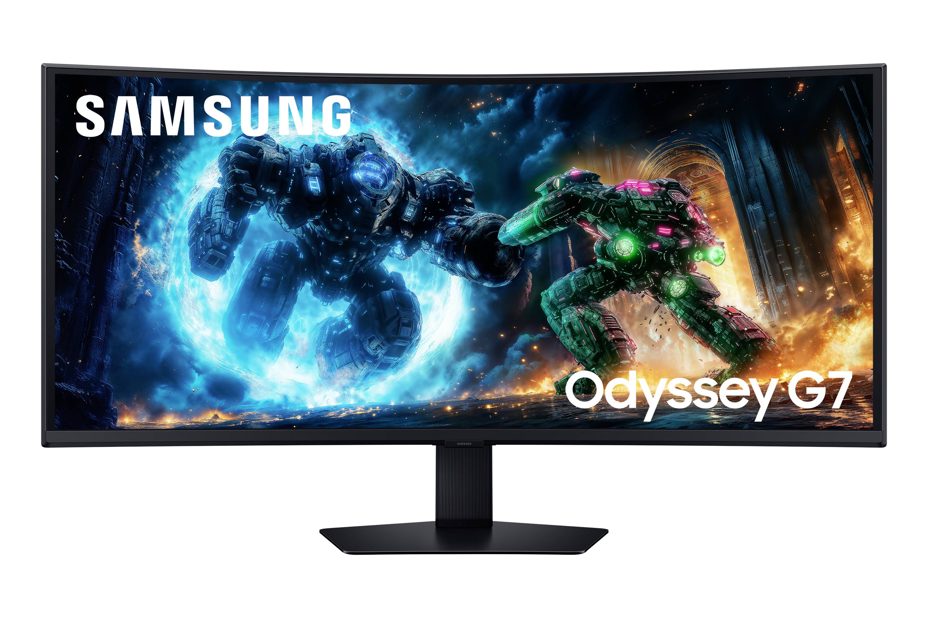 Samsung "(40""), G75F, WUHD, Curved, black" Spelskärm EEK F (A - G) 101.6 cm (40 tum) 5120 x 2160 pixel 21:9 1 ms VA LCD-0