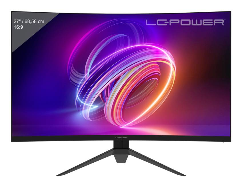 LC Power LCD-skärm EEK E (A - G) 68.6 cm (27 tum) 1920 x 1080 pixel 16:9 3.6 ms VA LCD-0