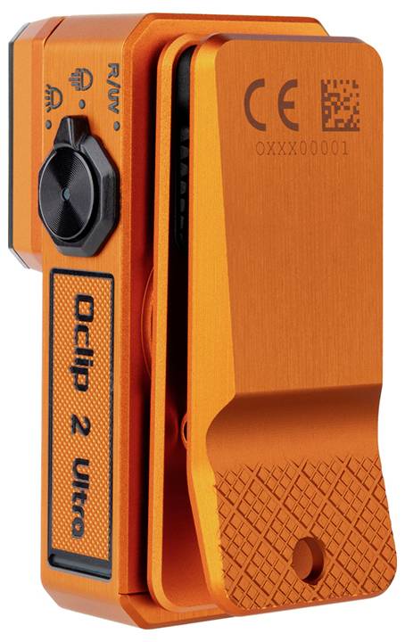 OLight Oclip 2 Ultra 13650 Ficklampa med bältesclip Uppladdningsbara batteri 144 h-1