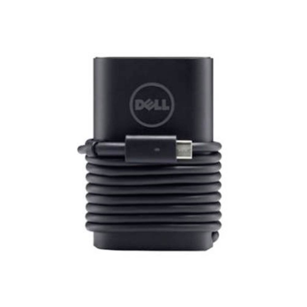 Dell USB-C strömadapter med spiralformad laddningskabel