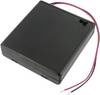 Velleman BH341BS Batterihållare 4 AA (R6) (L x B x H) 69 x 65 x 19 mm