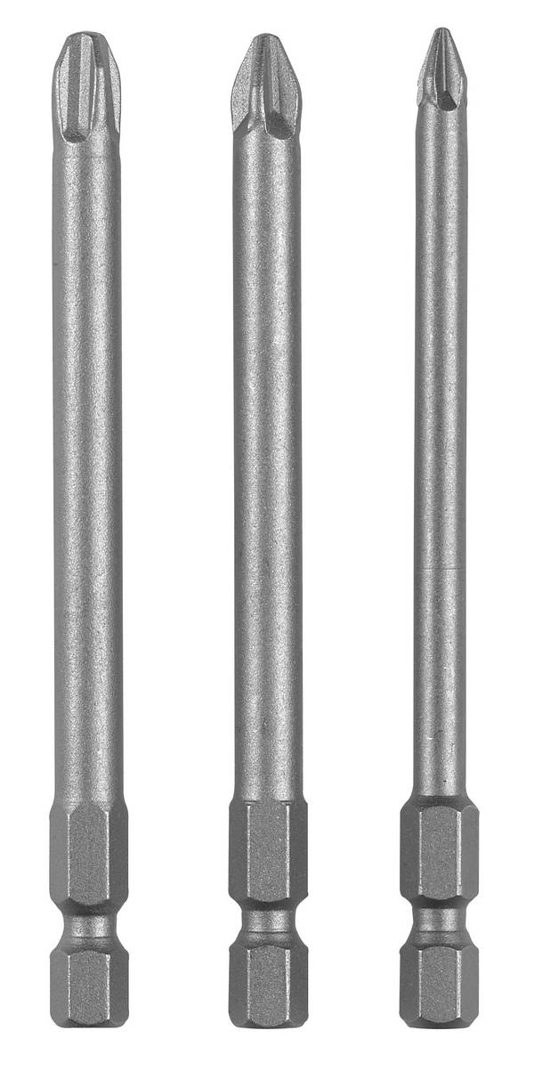 <br>  Bosch Accessories<br>  2609255966<br>  <br>  Stjärn-Bit<br>  Drivning: 1/4"<br>  Output: Stjärnspår Phillips<br>  PH 1, PH 2, PH 3<br>  89 mm<br>