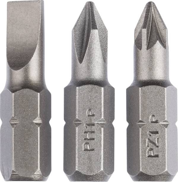 Bosch Accessories  2609255974 Bit-Set 3 delar Spår, Stjärnspår Phillips, Stjärnspår Pozidriv