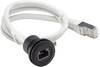 Schlegel RRJ_RJ45_SW RJ45-anslutning för inbyggnad RRJ_RJ45_SW Hona inbyggd, Kontakt hane rak Svart 1 st