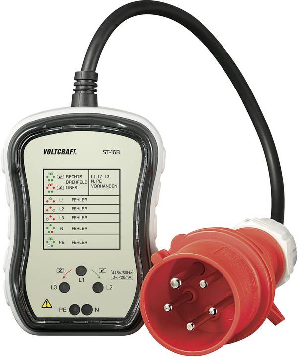 VOLTCRAFT ST-16B Kontakttestare   Optisk