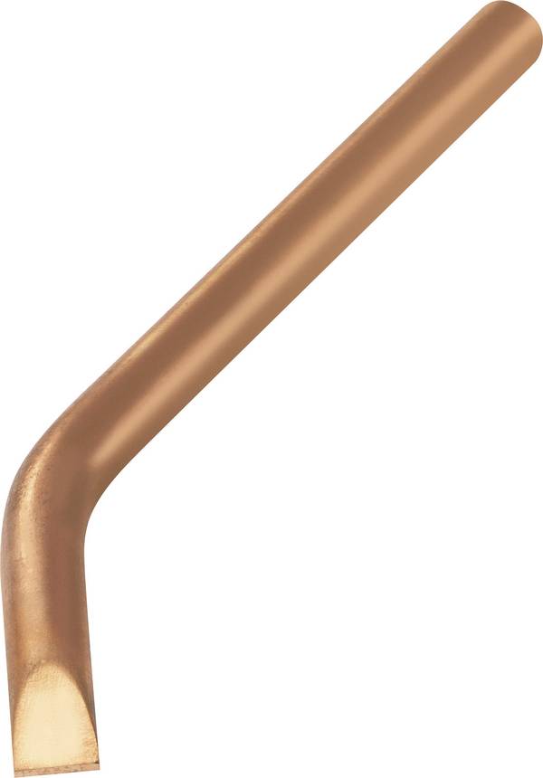 TOOLCRAFT KB-100 Lödspets Mejselformad, böjd  Spetsstorlek 10 mm Spetslängd 145 mm Innehåll 1 st